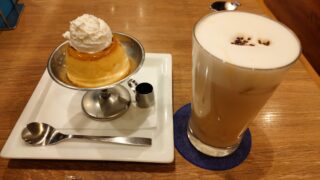 コーヒーとプリン