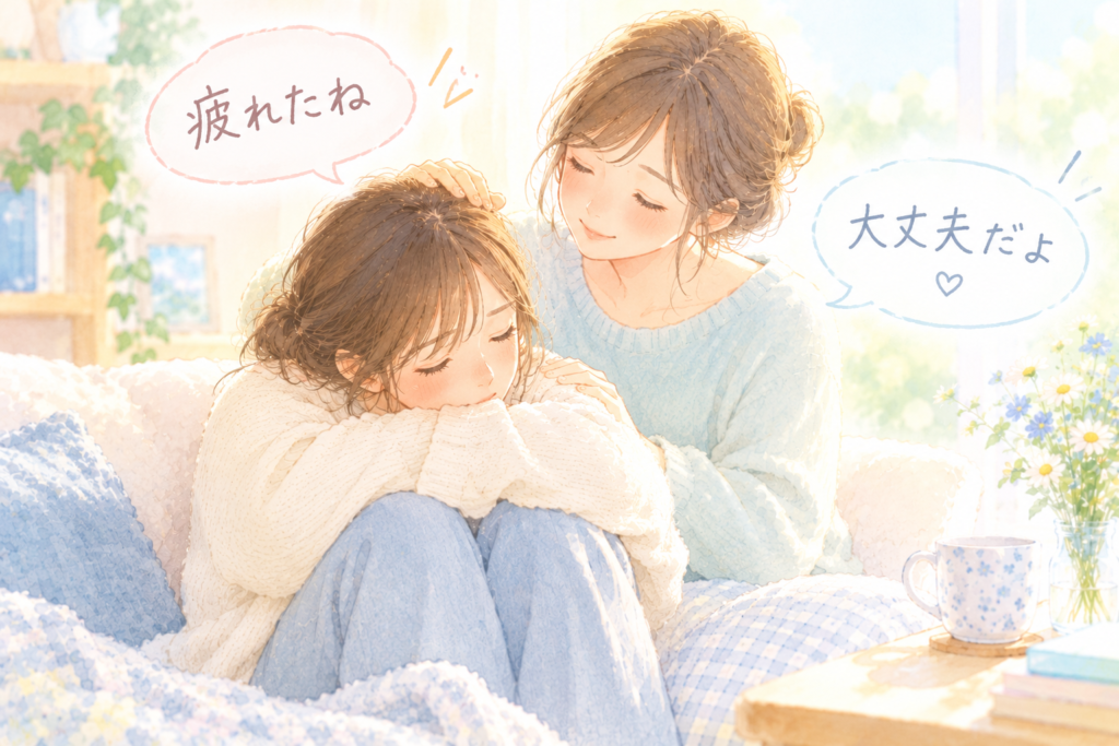 自分に大丈夫だよ